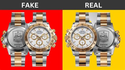 rolex vs duplicate watch